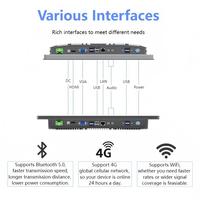Pantalla táctil de Pc Industrial de 18,5 "para Control y visualización Restaurante de comida rápida Monitor de pedido Pantalla táctil
