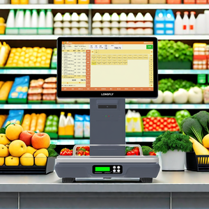 Longfly Windows ai POS quy mô bán lẻ POS Tiền mặt đăng ký với Wi-Fi 6 in ấn vé trọng lượng cho trái cây và thịt quy mô POS - Product Image 4