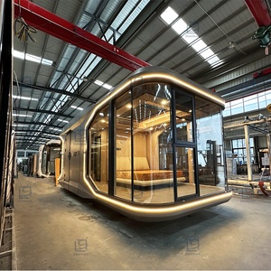 Capsule spatiale mobile petite maison moderne pliable préfabriquée maison conteneur maison <span class=keywords><strong>Camping</strong></span> Pod - Product Image 3