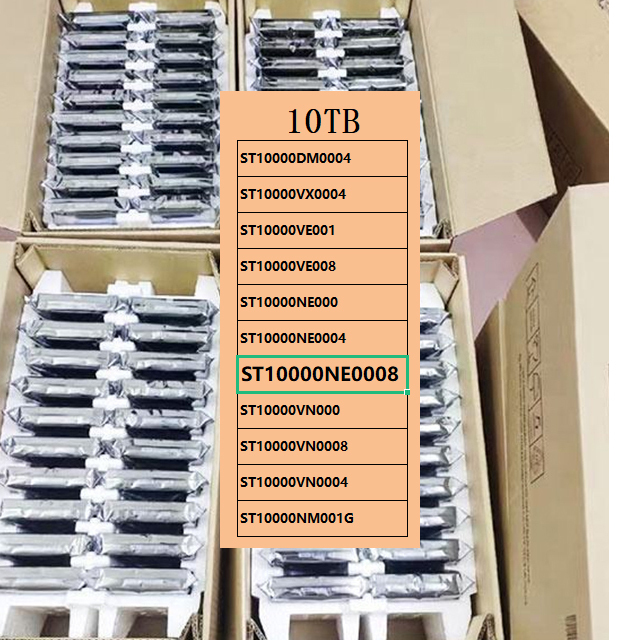 ST10000NE0008 10TB 3.5" SATA3.0 6GB/s Internal Enterprise NAS HDD 7200RPM 256MB Cache for 24/7 Data Reduce Noise Vibration