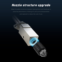 Pour imprimante 3D Bambu Lab X1 P1, Hotend amélioré X1 Highflow, ensemble Hotend TZ 2.0, Hotend entièrement métallique Bambulab pour imprimante 3D