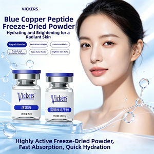 Poudre lyophilisée de peptide de cuivre bleu Vickers 180 mg avec solvant 5 ml pour sérum anti-âge pour le visage - Product Image 4