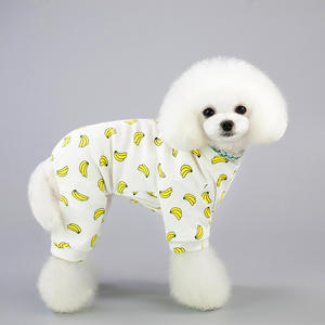 Summer Small Dog Cat pigiama outfit Teddy Printed Tshirt Soft Pet Clothes Shirt Pijama Perro Dog tuta Cotton Pet Dog pigiama - Product Image 5