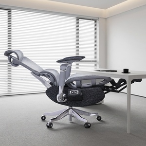 Chaise de bureau inclinable avec <span class=keywords><strong>repose</strong></span>-pieds Recline Executive Full Mesh Chair - Product Image 1