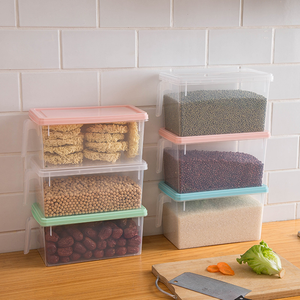 Boîte de rangement de cuisine 2024, 4 couleurs, organisateur de réfrigérateur, boîte en <span class=keywords><strong>plastique</strong></span> transparente, contenants hermétiques <span class=keywords><strong>pour</strong></span> la congélation des aliments, maison - Product Image 5