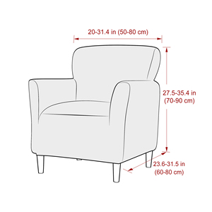 Small <strong>Sofa</strong> <strong>Chair</strong> <strong>Cover</strong> for Living Room Spandex Club Armchair Slipcovers Elastic Single <strong>Sofa</strong> <strong>Covers</strong> Home Bar Counter Hotel - Product Image 5