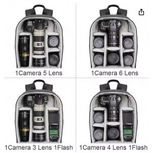 Sac à dos pour appareil photo, échantillon gratuit, sac à dos professionnel pour appareil photo, étui étanche pour appareil photo, compatible avec Sony, Canon, Nikon - Product Image 3