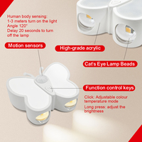 Bertenaga baterai dapur nirkabel dapat diisi ulang lampu Linear lemari lampu Led Sensor gerak pencahayaan di bawah lemari pakaian lampu kabinet