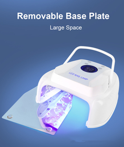 Lampu Kuku Gel Baterai Logam Pro <span class=keywords><strong>Cure</strong></span> 15600mah 72W Tanpa Kabel Isi Ulang UV LED dengan Chip LED Ganda dan Fitur Pengeringan Cepat - Product Image 5