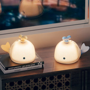 Mignon animal lampe de chevet table rechargeable tactile gradation chambre d'enfant portable sans fil lampe de chevet - Product Image 5