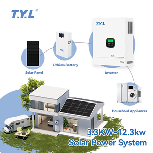 TYL 10KW 10.3KW 12.3KW Système Solaire Hybride 48V avec Batterie Intégrée Onde Sinusoïdale Pure Surveillance WiFi Efficacité 98% Onduleur TYL-INVERTER 10324 - Product Image 6