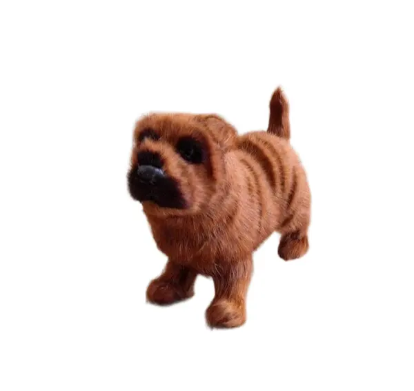 Giocattolo europeo animali imbalsamati inghilterra Bulldog modello di cane peluche animali giocattoli per la decorazione domestica di natale