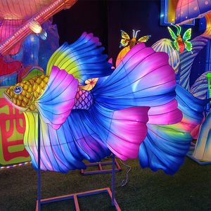 Usine personnalisé chinois tigre lanternes vacances éclairage Led soie lanternes mouche tigres <span class=keywords><strong>lanterne</strong></span> à vendre - Product Image 2