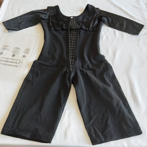 Faja Moldeadora Colombiana de Alta Calidad para Mujer, Manga Larga, Transpirable, con Abertura en la Entrepierna, para Postoperatorio - Product Image 5