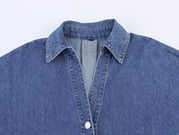 TAOP & ZA Primavera 2025, Nueva Colección de Moda, Estilo Europeo y Americano, Camisa Vaquera Informal de Manga Ancha, Modelo 1879025 1879026