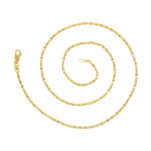 Bijoux en plaqué or 24K, collier de luxe et chaîne en or, pour les femmes, tendance, 44890 - Product Image 1