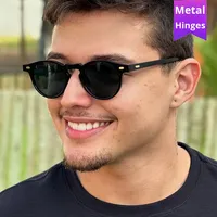 2025 unisexe rétro Simple mode lunettes de soleil avec lentilles UV400 à la mode nouvelle version petit riz goujon cadre