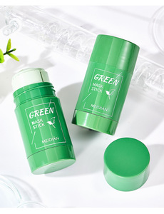 Meidian thé vert aubergine pores rétrécissement élimination des points noirs hydratant hommes femmes visage <span class=keywords><strong>masque</strong></span> d'<span class=keywords><strong>argile</strong></span> solide paquet de 1 - Product Image 5