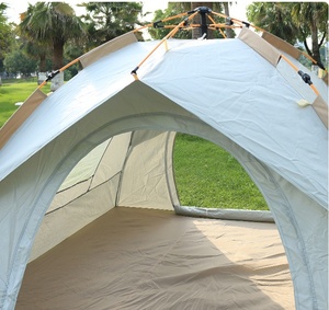 Outdoor Portable Folding Fully Automatic Oxford Double Layer Four-season One Bedroom Camping <b>Tent</b> Beach Quick Opening Rainproof - Product Image 3