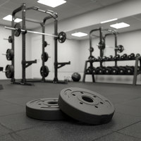 Plaques de poids LINGXI en PVC+Ciment pour haltères et manche d'haltères, idéales pour l'exercice à domicile et la musculation – Vente en gros à prix abordable