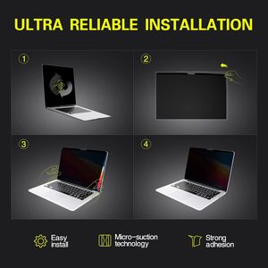 Protection d'écran souple en PET anti-espion de qualité AAA pour MacBook Air 13,3 pouces 2010-2017, anti-rayures, simple - Product Image 6