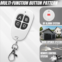 Stock prêt 433MHz 4 boutons à distance Clone Type Design Multi Mode Compatible pour les portes de garage et de barrière