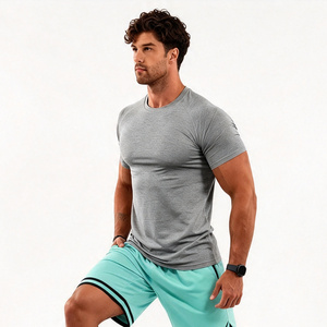 Camiseta deportiva ajustada para hombre, estilo casual, ropa deportiva para hombres activos, ideal para entrenamientos. - Product Image 3