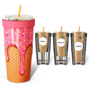 แก้วน้ำเก็บอุณหภูมิสแตนเลสสตีล Moioco Togo <span class=keywords><strong>Buddy</strong></span> ขนาด 30 ออนซ์ สำหรับเครื่องดื่มร้อนและเย็น - Product Image 1