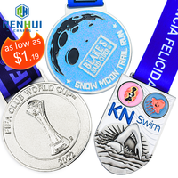 Medalla Deportiva Personalizada Barata de Metal 3D para Maratón, Taekwondo, Fiesta, Fútbol, Baile, Natación, Premio de Oro, Trofeo de Carrera