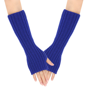 Styles chauds chauffe-bras d'hiver quotidiens aller fête à manches longues mitaines sans <span class=keywords><strong>doigts</strong></span> demi-doigt gants acryliques mitaines tricot <span class=keywords><strong>Crochet</strong></span> - Product Image 5