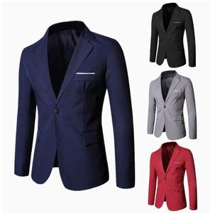 Nuevos Trajes de <span class=keywords><strong>Hombre</strong></span> a la Moda, Chaquetas Casuales de un Botón, Blazers Ajustados, Trajes Separados, Abrigos Deportivos para Bodas, Fiestas de Graduación - Product Image 2
