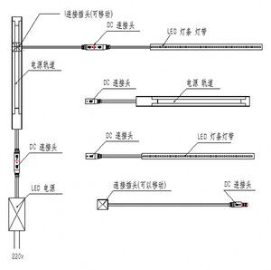 3mm siêu mỏng và hẹp điện theo dõi cho LED kệ ánh sáng từ linh hoạt đèn vô hình phụ kiện - Product Image 5