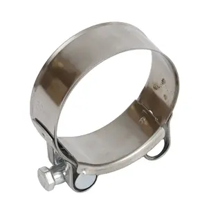 Low Price High Heat Resistant zinc plated heavy duty hose clamp for flexible duct