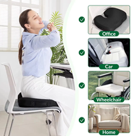 Coussin orthopédique en mousse à mémoire de forme pour le coccyx, idéal pour le massage du cou, pour voiture, chaise de bureau, hôtels et usage domestique