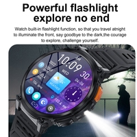 Reloj inteligente de pantalla grande de 1,85 pulgadas K66, reloj inteligente de Fitness multilingüe con batería de 730 mAh resistente al agua de alta calidad para hombres