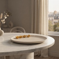 ARM LVG INS Nordic Style 3D Keramische Bloem Dinerbord Creatieve Artistieke Schotel Restaurant Home Decoratieve Platte Plaat