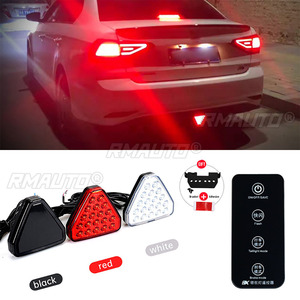 Universal F1 <b>Triangle</b> Style Sport 19LED Brake Signal Lamp REAR FOG <b>LIGHT</b> Rear Third Brake Lamp DRL for JDM BBA - Product Image 1