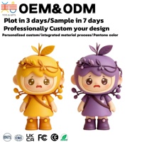 Figura de Acción de Resina de Dibujos Animados MEIYAN, Diseño Exclusivo de Arándano Q, Muñeco Creativo de Fruta Simulada, Juguete IP Lindo y Personalizado