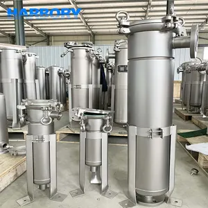 Wholesale SS Micron Filter Housing 316 Stainless Steel Water Bag Filter Housing For Water Liquid Machine