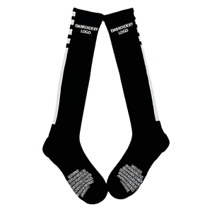 Kaus kaki lutut olahraga OEM desain kustom elit atletik tebal klasik untuk stoking kru panjang sepak bola basket Terry - Product Image 6