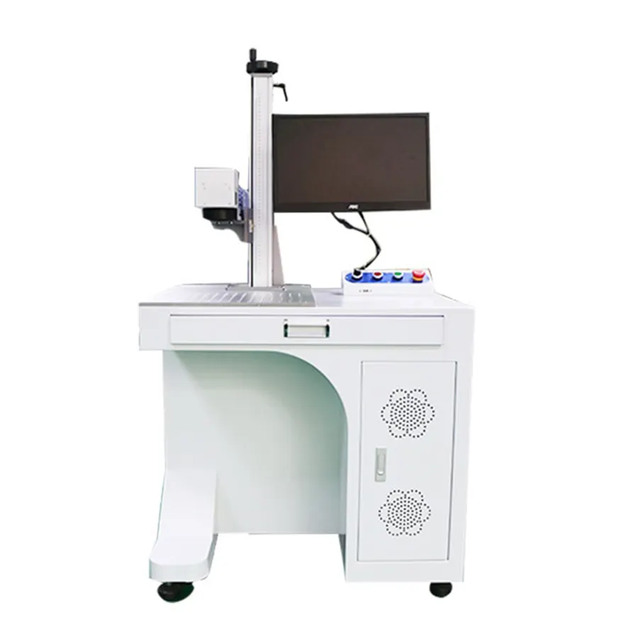 20W-100W High Quality Discount Portable Desktop Metal Fiber Laser Marking Machine Engraver