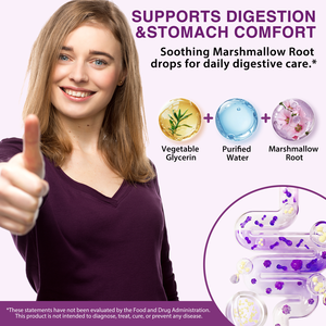 Itawel <span class=keywords><strong>Gouttes</strong></span> d'extrait de racine de guimauve végétaliennes sans sucre pour la santé respiratoire et le nettoyage des poumons - Product Image 5