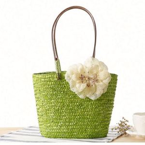 Sac à main tressé coloré torsadé pour femme, sac de plage à bandoulière, vente en gros - Product Image 6