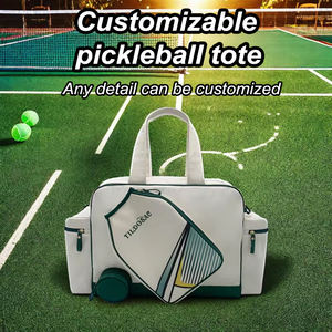 Sac de sport unisexe à grande capacité pour pickleball, en nylon imperméable doublé, avec options de personnalisation, sac à bandoulière souple - Product Image 4