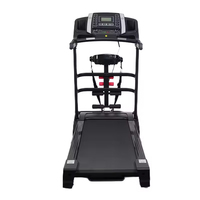 Tapis de course motorisé compact et pliable pour la maison avec clé de sécurité, écran LCD, équipement de gym intérieur pour la maison