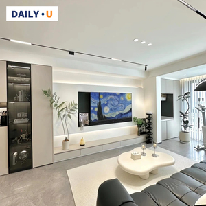 Tùy chỉnh hiện đại thông minh LED chiếu sáng & không dây sạc TV đứng thanh lịch rạp hát tại nhà giải pháp với thanh lịch TV tủ - Product Image 2