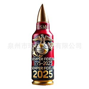 Adorno de Bala del USMC, Recuerdo del Aniversario 2025, Decoración de Escritorio de Resina, Regalo - Product Image 5