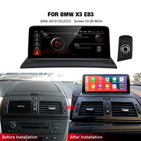 Système audio autoradio Android 13 Carplay Auto avec écran de navigation GPS multimédia pour BMW X3 E83 Wifi Carplay 4G