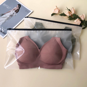 T-shirt Eva personnalisé sacs en plastique à fermeture éclair poly givré pour vêtements chaussures sous-vêtements chaussettes fourrure emballage d'expédition - Product Image 6