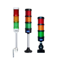 ON-M4 sertifikasi CE ROHS FCC DC 12V/24V lampu indikator LED putih badan lampu ABS dengan sudut sorot 360 untuk mesin CNC